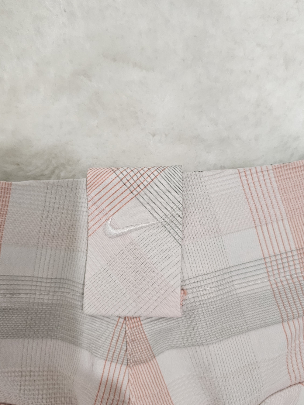 Nike Golf Plaid Bermuda Shorts Old Money Preppy Country Club Quiet Luxury Sz 12 - Picture 9 of 14